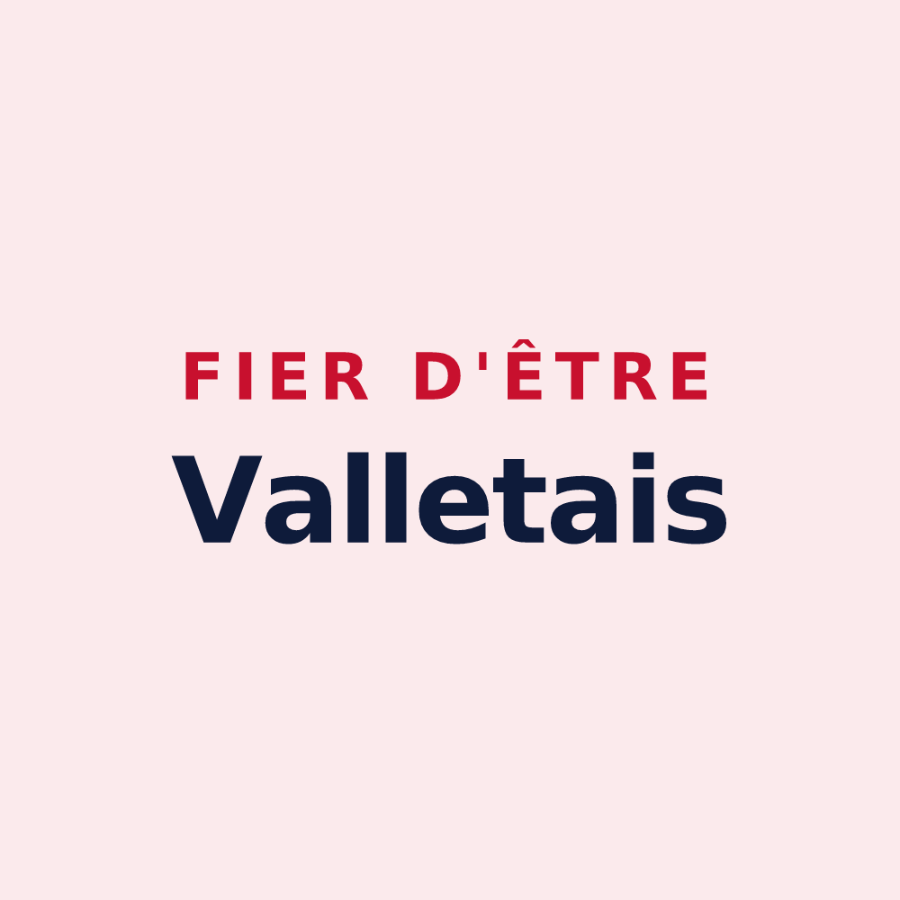 Magnet « Fier d'être Valletais » — design pour Vallet