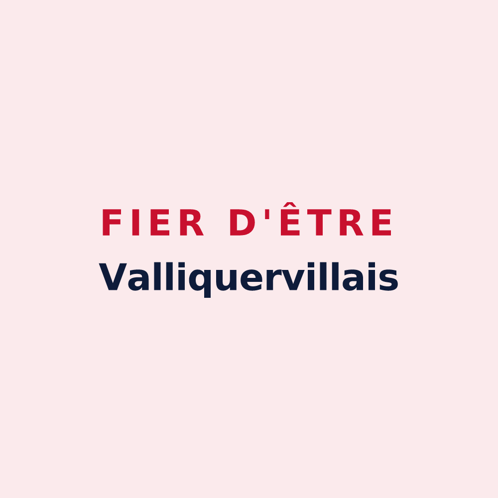 Magnet « Fier d'être Valliquervillais » — design pour Valliquerville