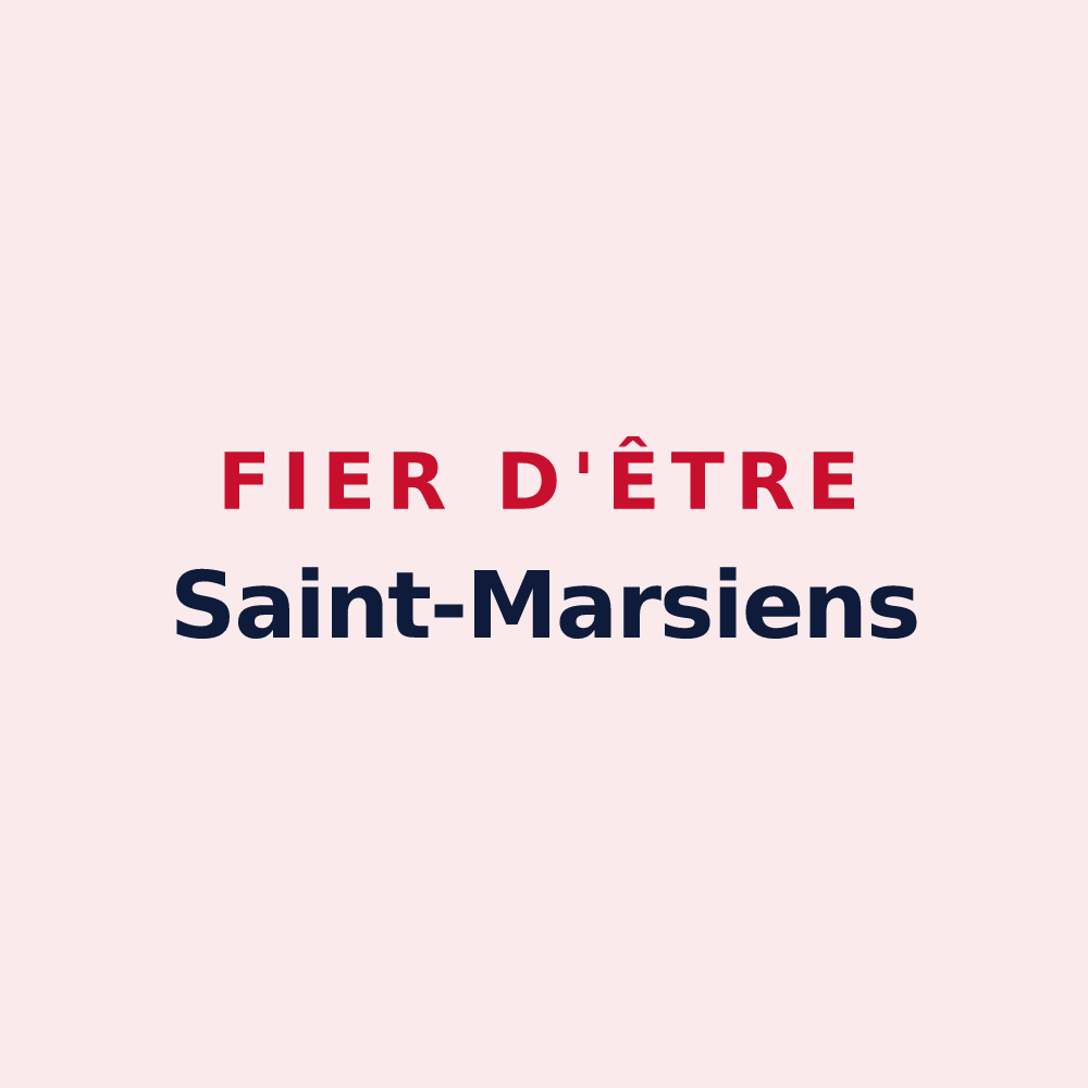 Magnet « Fier d'être Saint-Marsiens » — design pour Vallons-de-l'Erdre