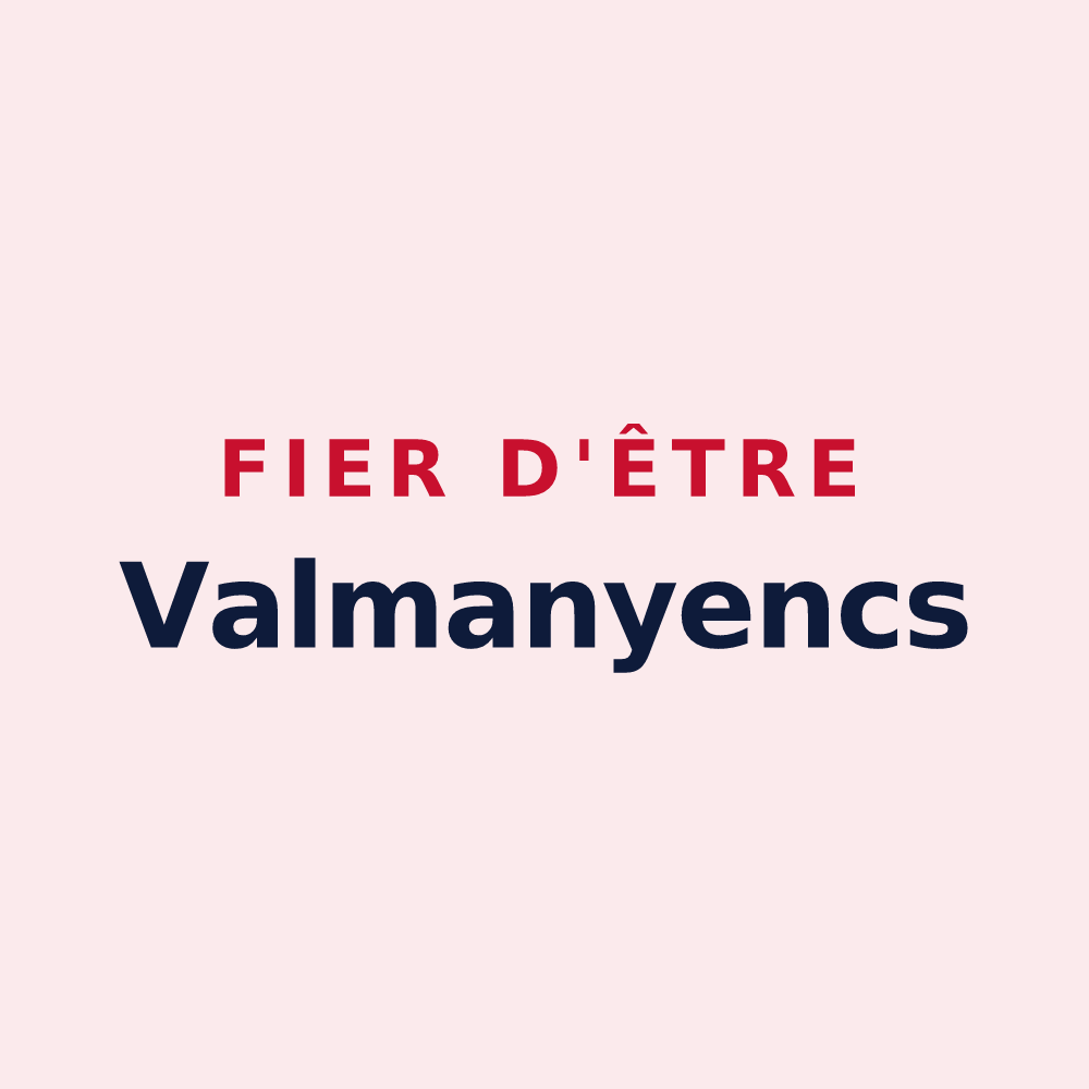 Magnet « Fier d'être Valmanyencs » — design pour Valmanya