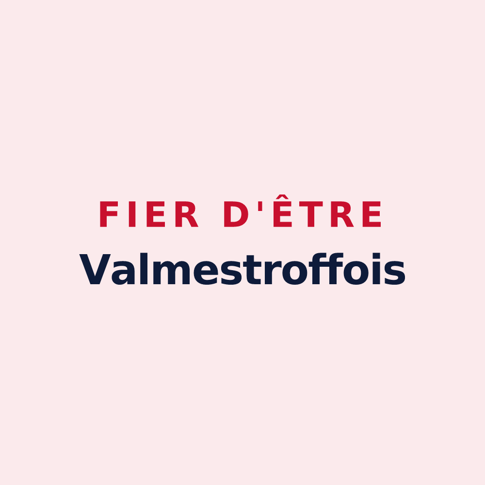 Magnet « Fier d'être Valmestroffois » — design pour Valmestroff