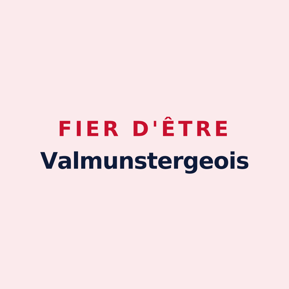 Magnet « Fier d'être Valmunstergeois » — design pour Valmunster