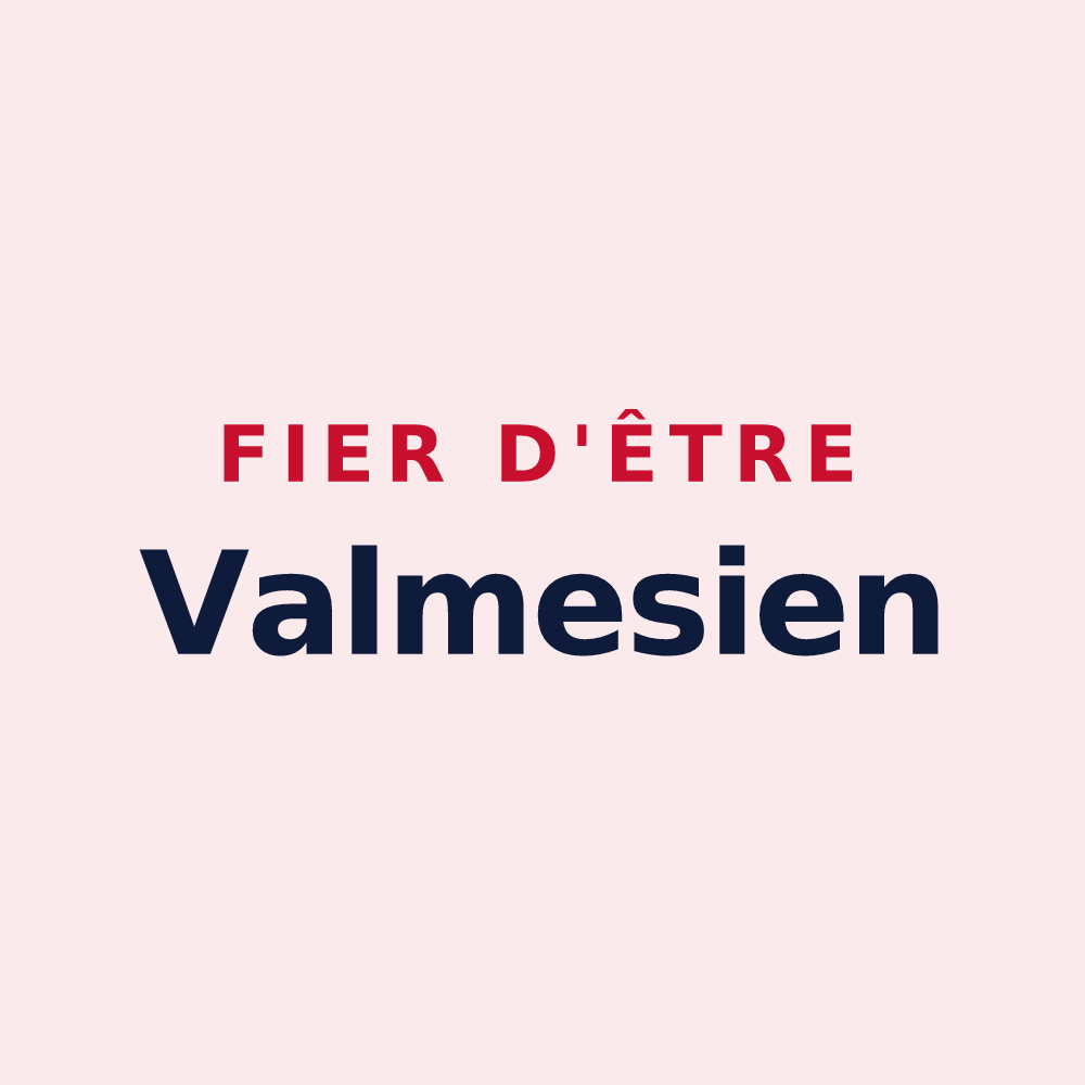 Magnet « Fier d'être Valmesien » — design pour Valmy