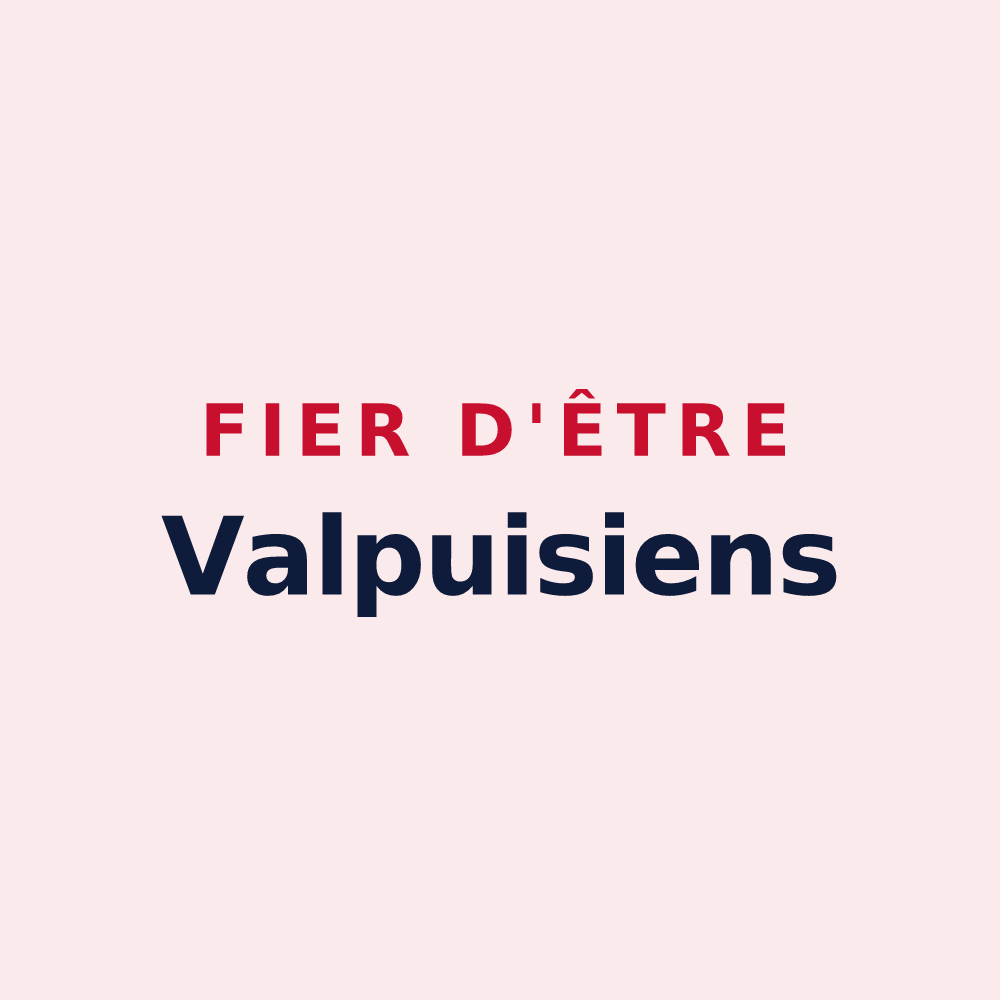 Magnet « Fier d'être Valpuisiens » — design pour Valpuiseaux