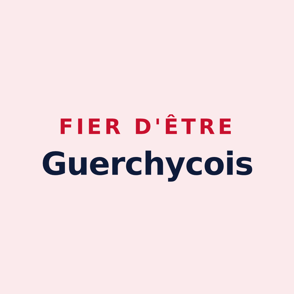 Magnet « Fier d'être Guerchycois » — design pour Valravillon