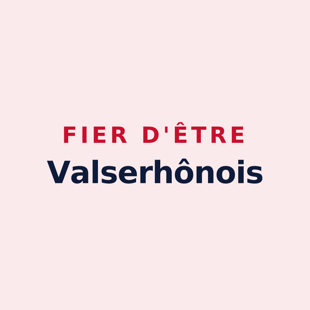 Magnet « Fier d'être Valserhônois » — design pour Valserhône