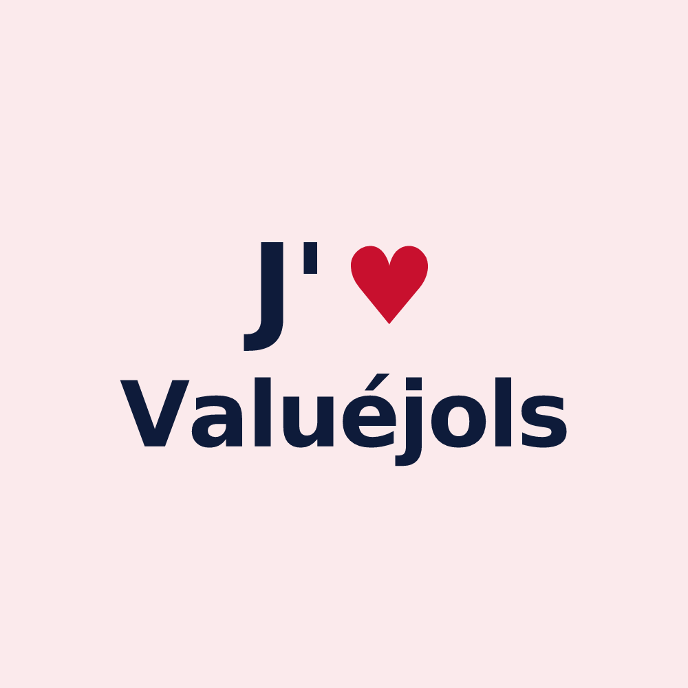 Magnet personnalisé Valuéjols — design J'aime Valuéjols