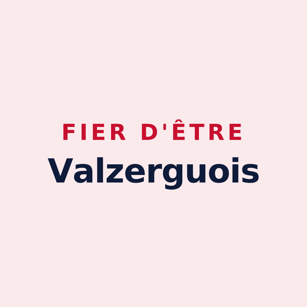Magnet « Fier d'être Valzerguois » — design pour Valzergues