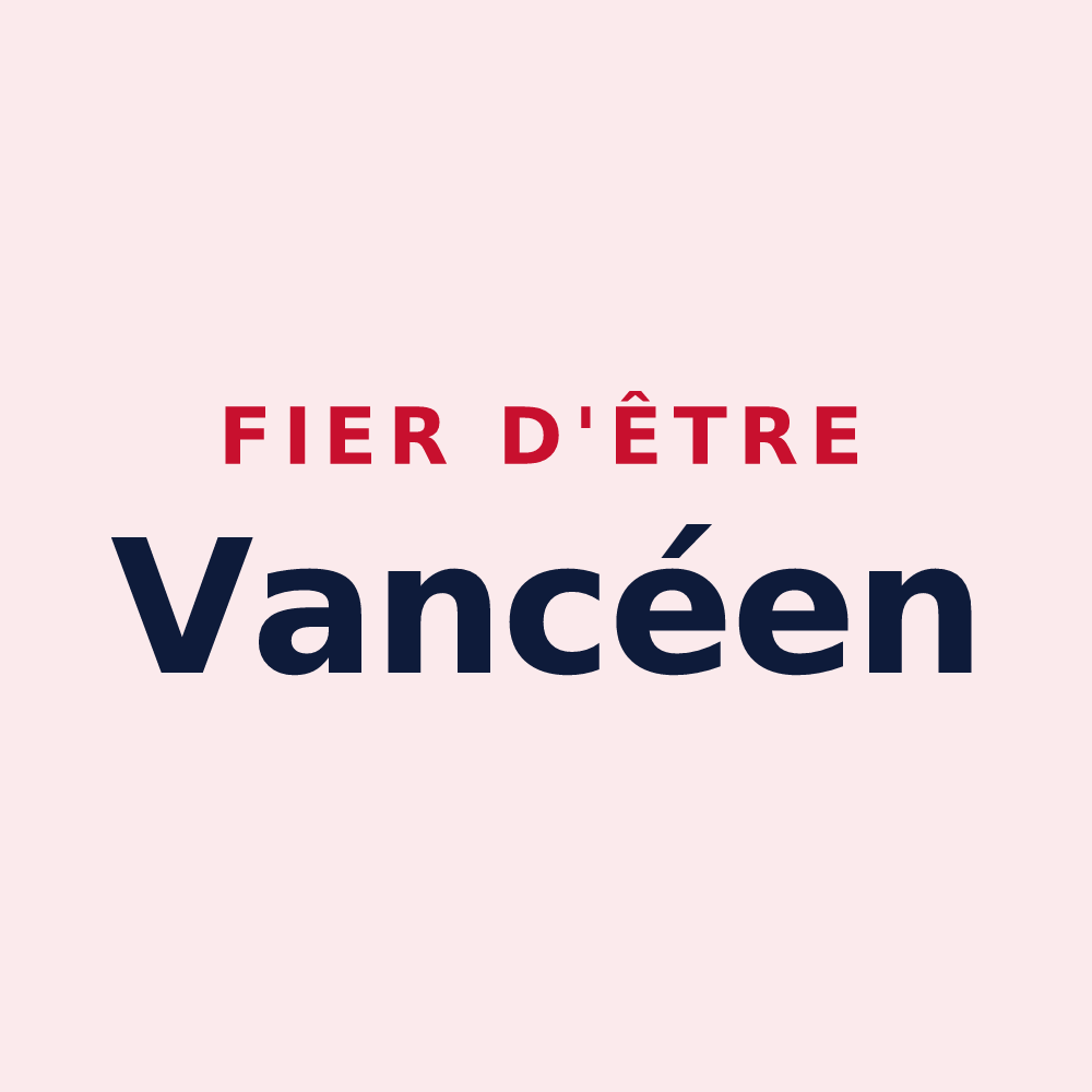 Magnet « Fier d'être Vancéen » — design pour Vancé