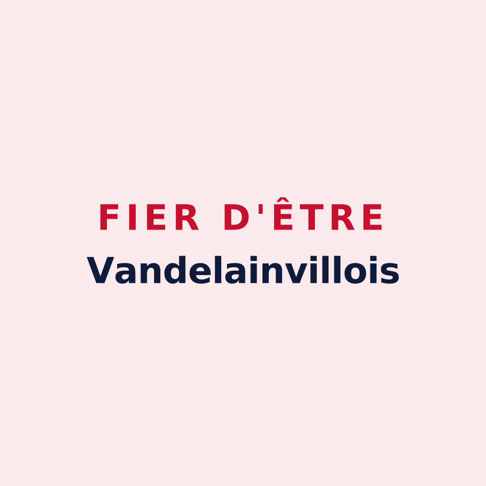 Magnet « Fier d'être Vandelainvillois » — design pour Vandelainville