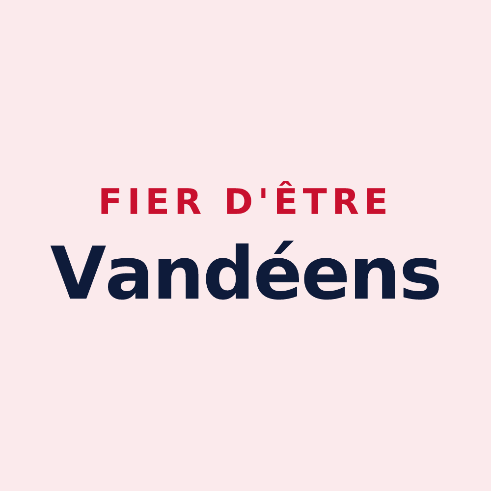 Magnet « Fier d'être Vandéens » — design pour Vandy