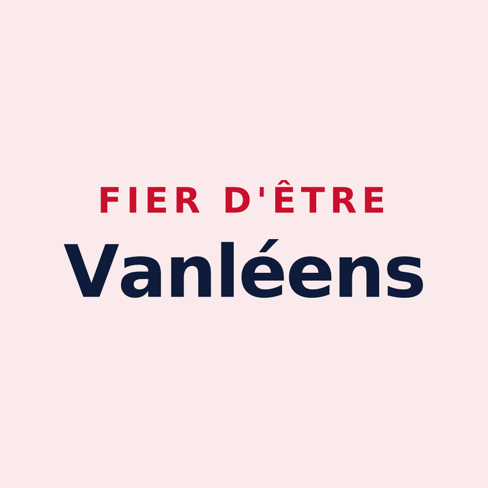 Magnet « Fier d'être Vanléens » — design pour Vanlay