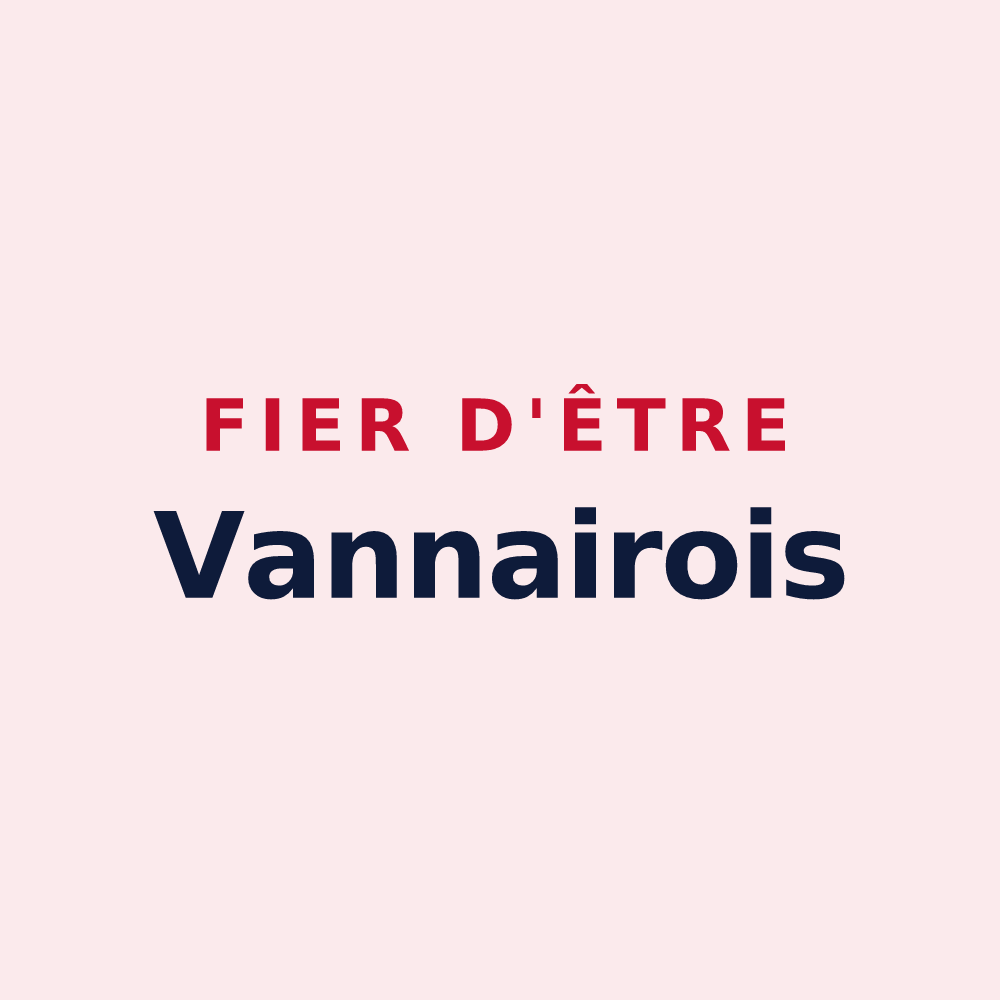 Magnet « Fier d'être Vannairois » — design pour Vannaire