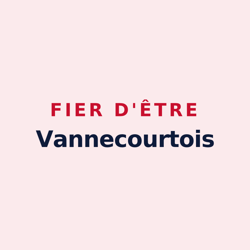 Magnet « Fier d'être Vannecourtois » — design pour Vannecourt