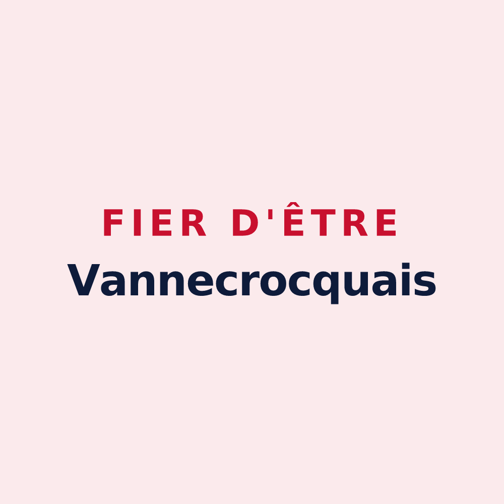 Magnet « Fier d'être Vannecrocquais » — design pour Vannecrocq