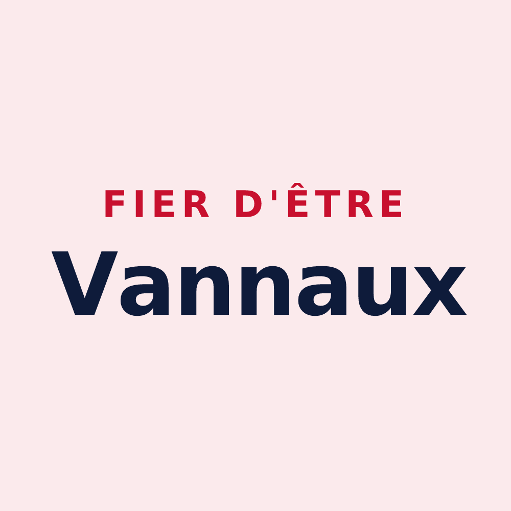 Magnet « Fier d'être Vannaux » — design pour Vannes-le-Châtel