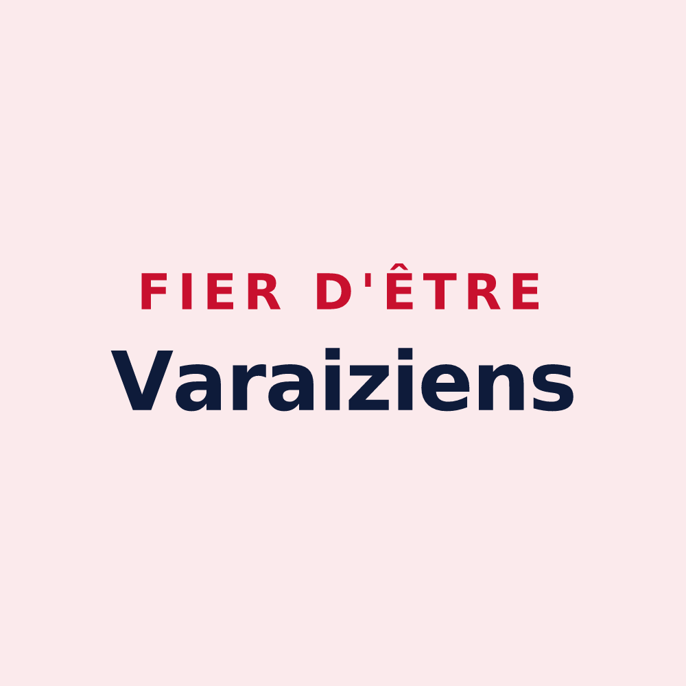 Magnet « Fier d'être Varaiziens » — design pour Varaize