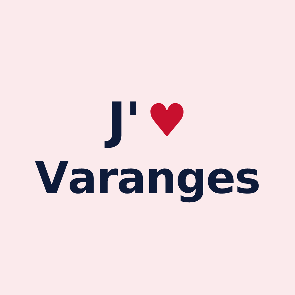 Magnet personnalisé Varanges — design J'aime Varanges