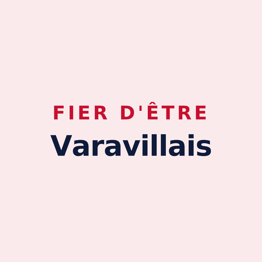 Magnet « Fier d'être Varavillais » — design pour Varaville