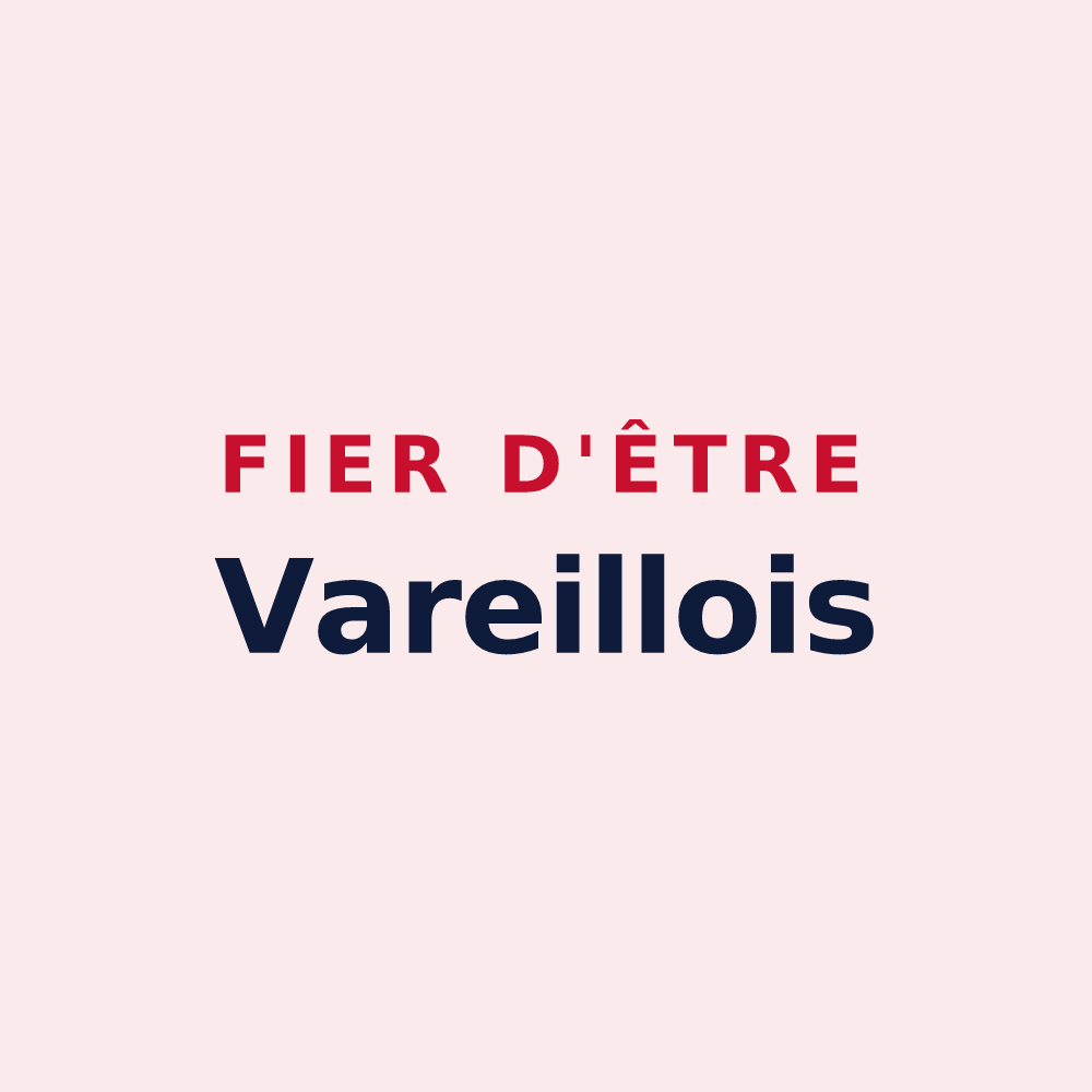 Magnet « Fier d'être Vareillois » — design pour Vareilles