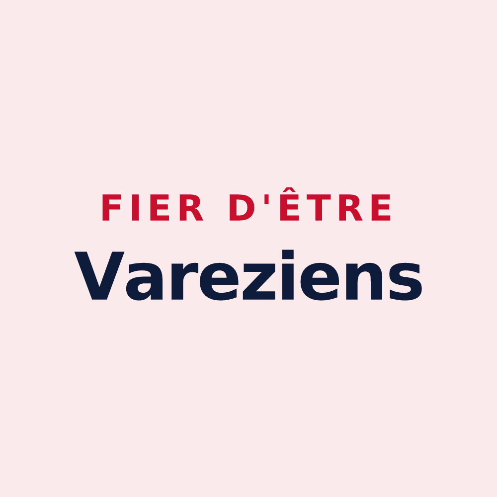 Magnet « Fier d'être Vareziens » — design pour Varetz