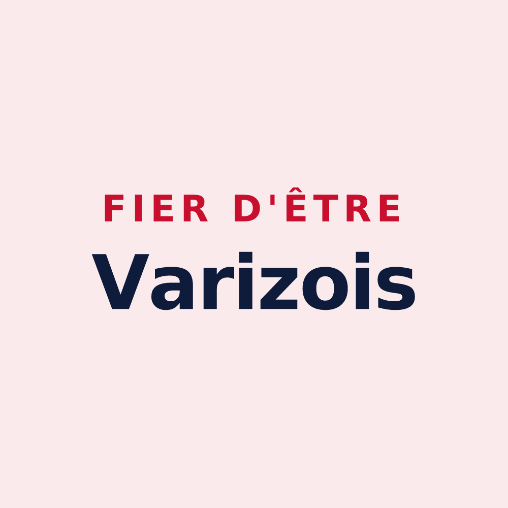 Magnet « Fier d'être Varizois » — design pour Varize-Vaudoncourt