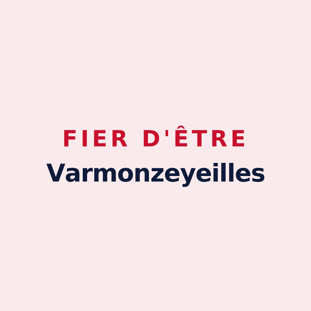 Magnet « Fier d'être Varmonzeyeilles » — design pour Varmonzey