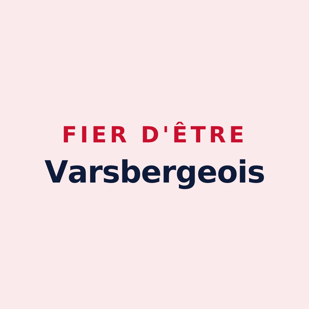 Magnet « Fier d'être Varsbergeois » — design pour Varsberg