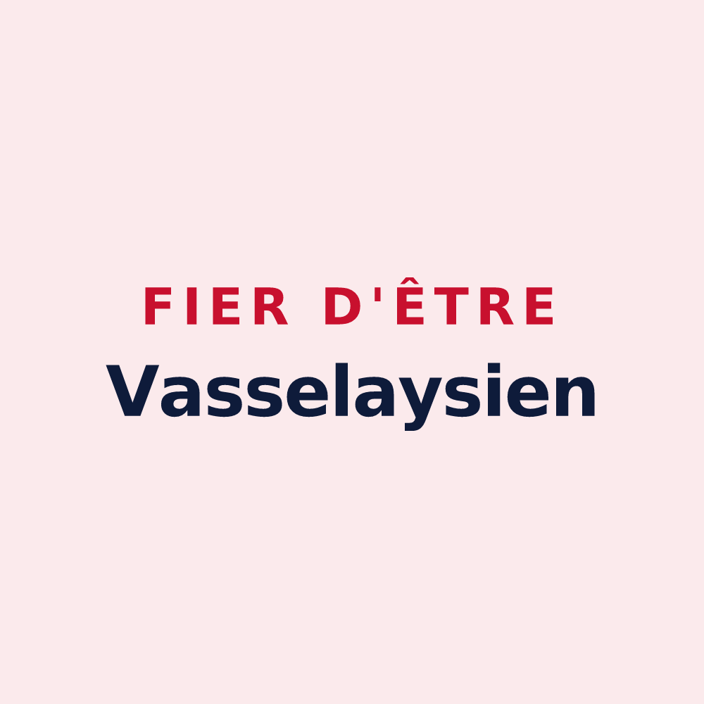 Magnet « Fier d'être Vasselaysien » — design pour Vasselay