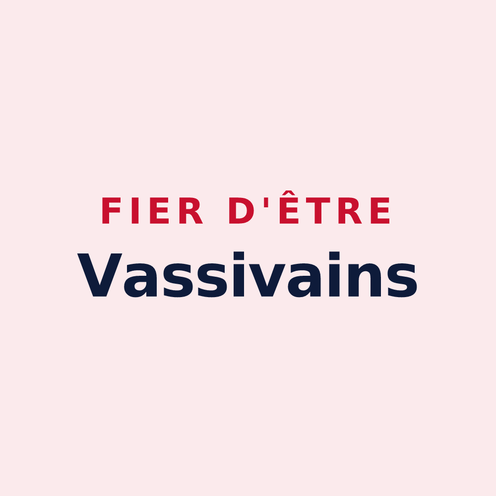 Magnet « Fier d'être Vassivains » — design pour Vassieux-en-Vercors