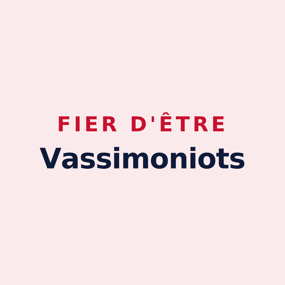 Magnet « Fier d'être Vassimoniots » — design pour Vassimont-et-Chapelaine