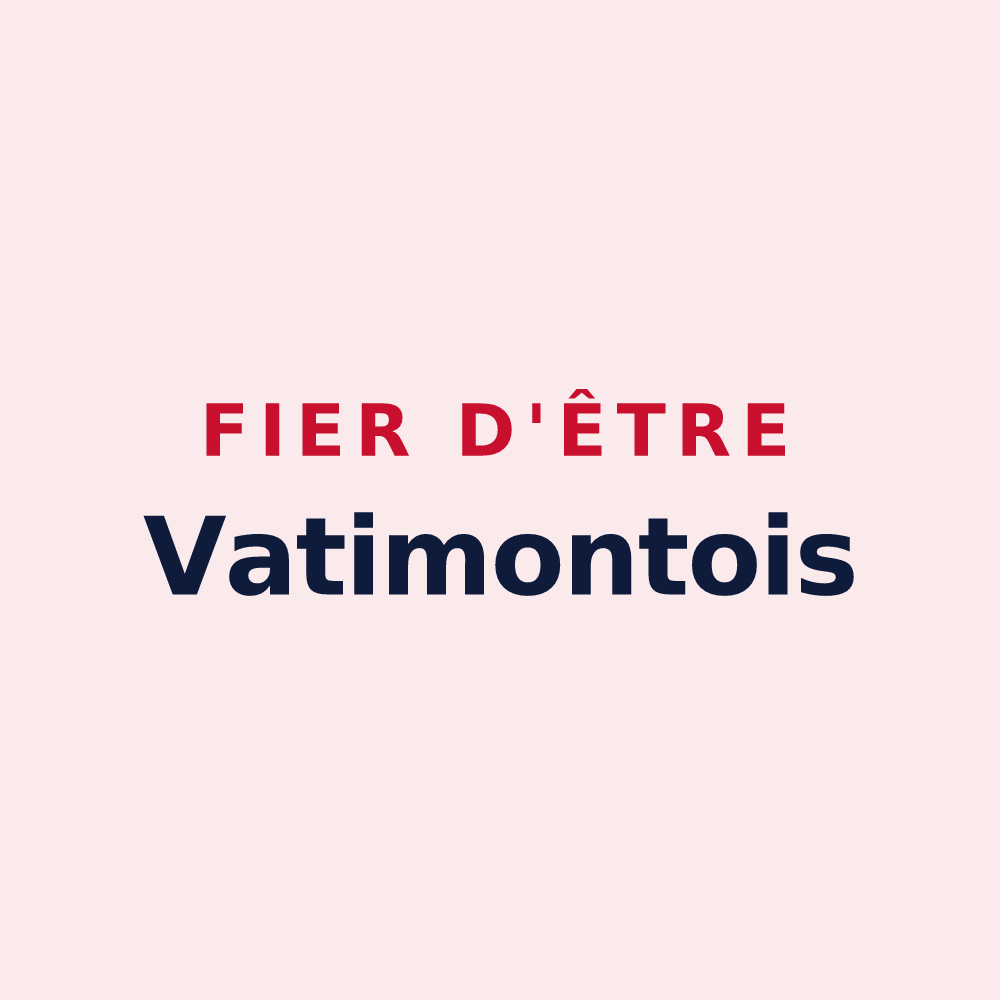 Magnet « Fier d'être Vatimontois » — design pour Vatimont