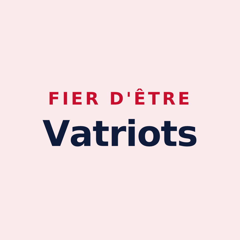 Magnet « Fier d'être Vatriots » — design pour Vatry