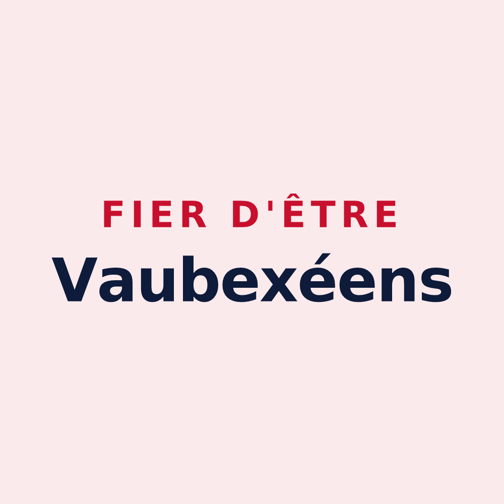 Magnet « Fier d'être Vaubexéens » — design pour Vaubexy