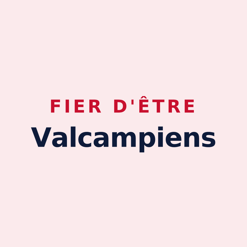 Magnet « Fier d'être Valcampiens » — design pour Vauchamps