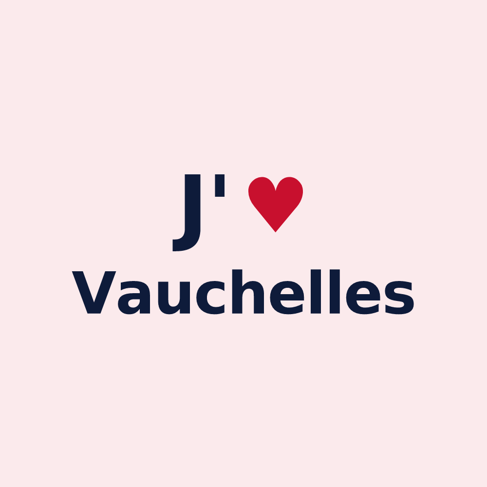 Magnet personnalisé Vauchelles — design J'aime Vauchelles