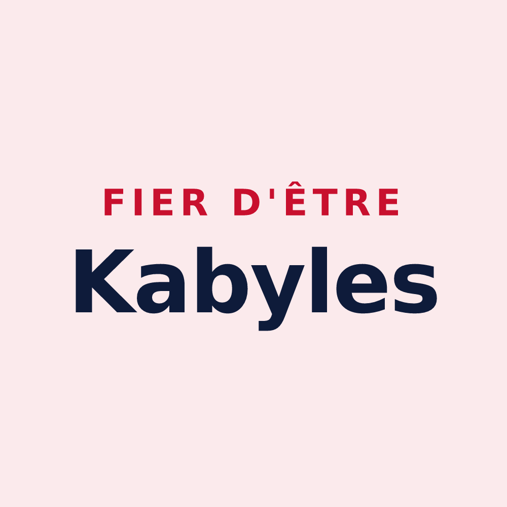 Magnet « Fier d'être Kabyles » — design pour Vauchonvilliers