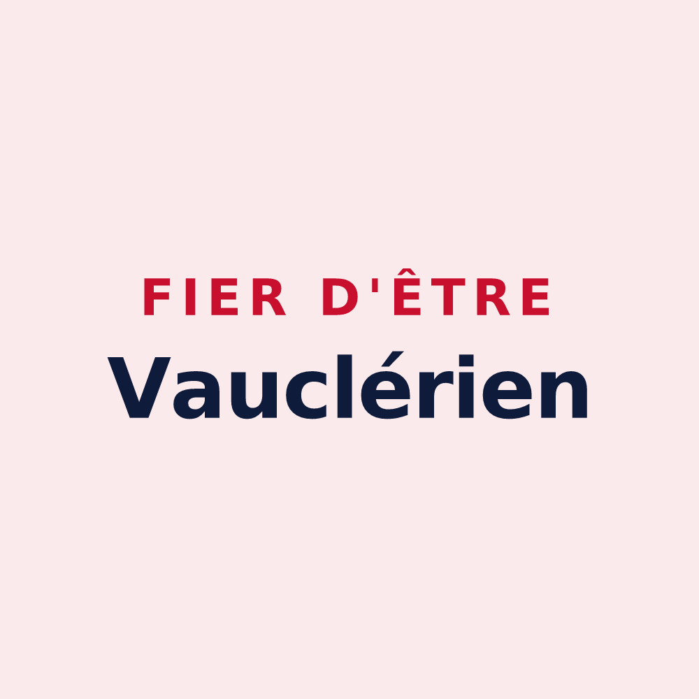 Magnet « Fier d'être Vauclérien » — design pour Vauclerc