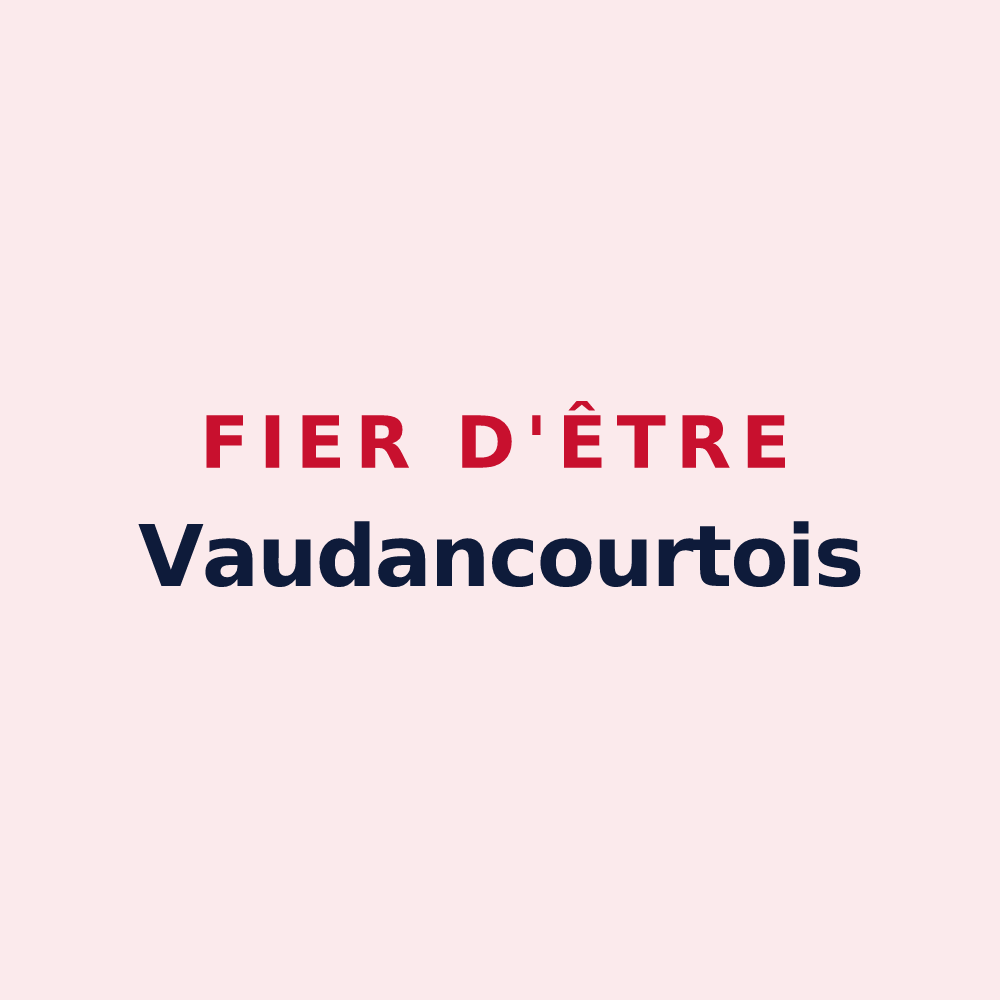 Magnet « Fier d'être Vaudancourtois » — design pour Vaudancourt