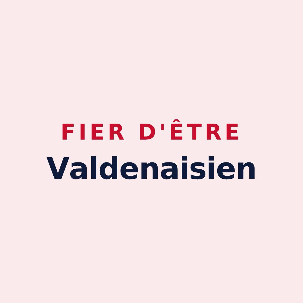 Magnet « Fier d'être Valdenaisien » — design pour Vaudelnay
