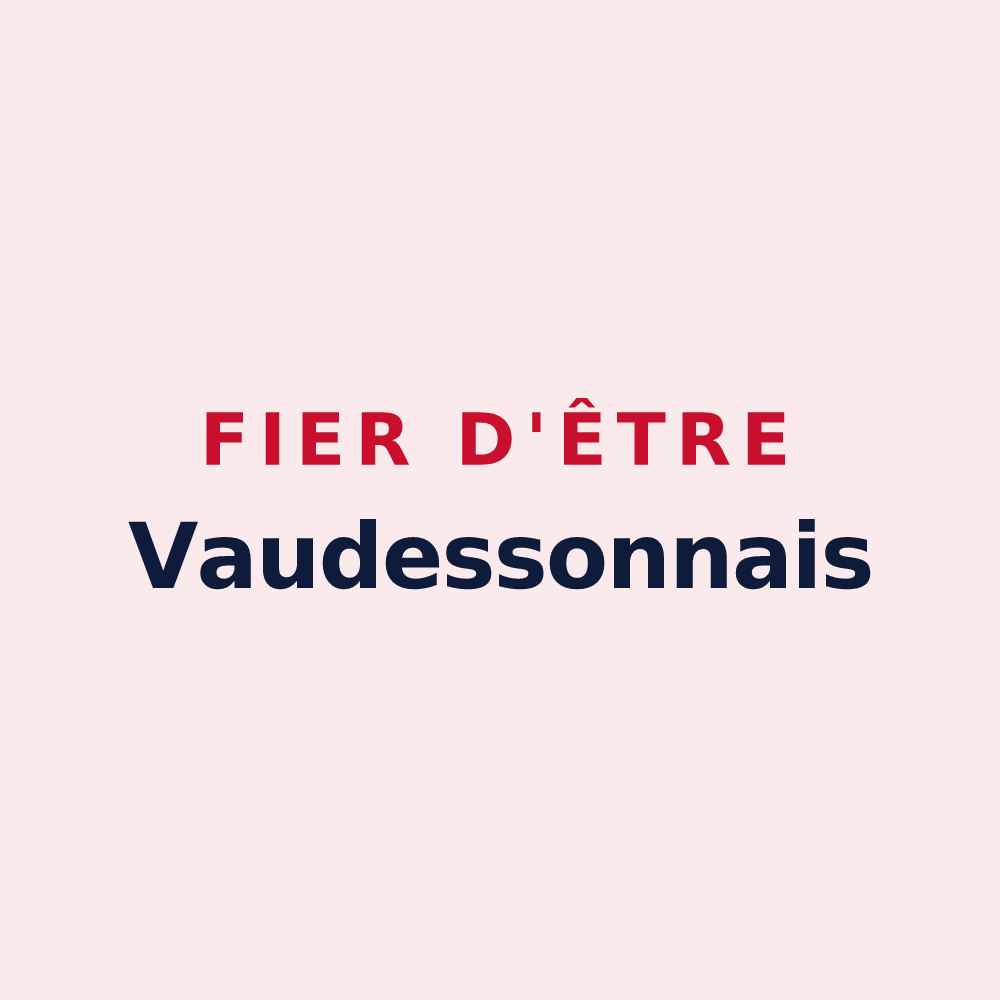 Magnet « Fier d'être Vaudessonnais » — design pour Vaudesson