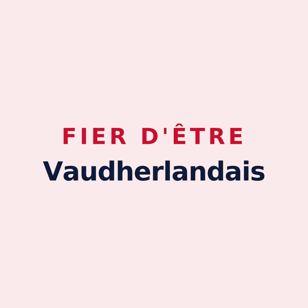 Magnet « Fier d'être Vaudherlandais » — design pour Vaudherland