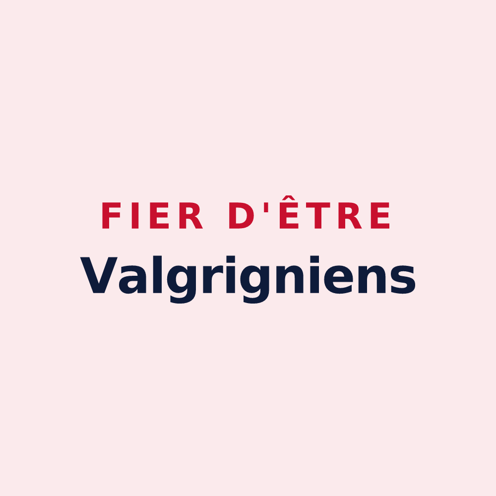 Magnet « Fier d'être Valgrigniens » — design pour Vaugrigneuse