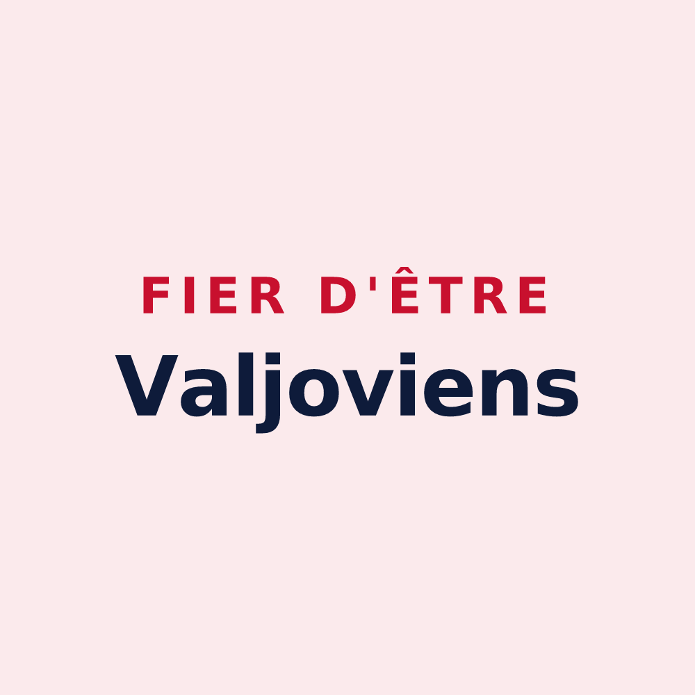Magnet « Fier d'être Valjoviens » — design pour Vaujours