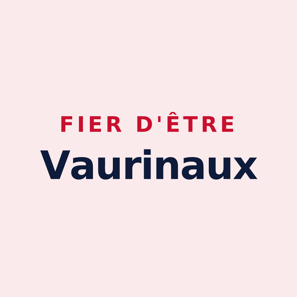 Magnet « Fier d'être Vaurinaux » — design pour Vaulry