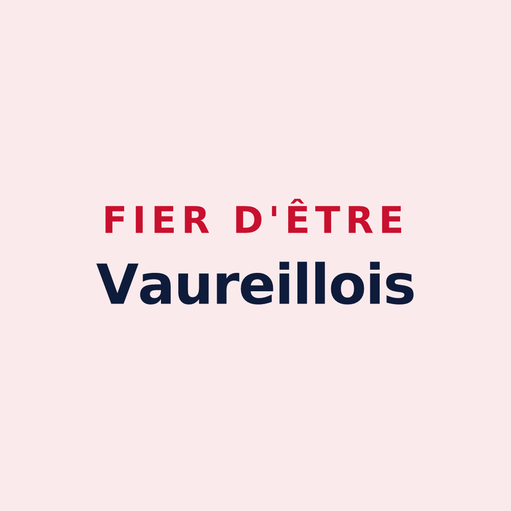 Magnet « Fier d'être Vaureillois » — design pour Vaureilles
