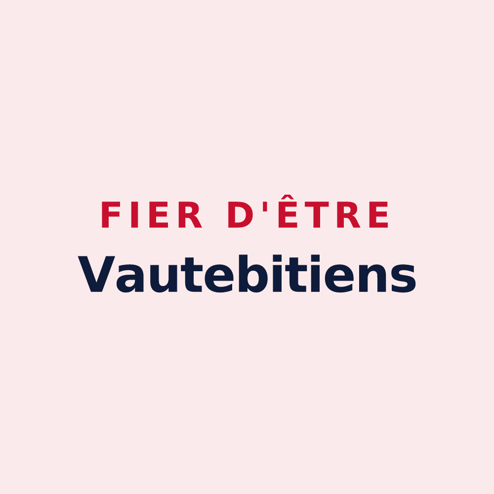 Magnet « Fier d'être Vautebitiens » — design pour Vautebis