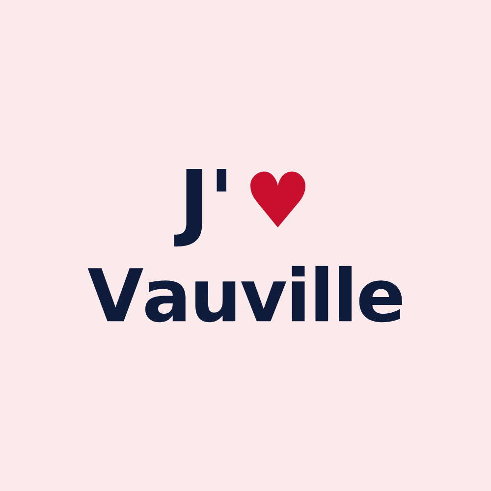 Magnet personnalisé Vauville — design J'aime Vauville