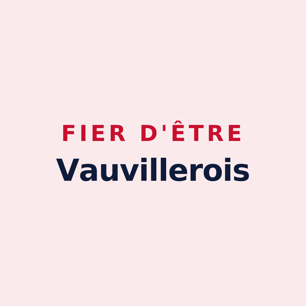 Magnet « Fier d'être Vauvillerois » — design pour Vauvillers