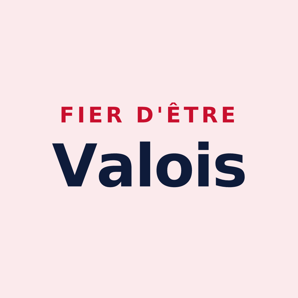 Magnet « Fier d'être Valois » — design pour Vaux